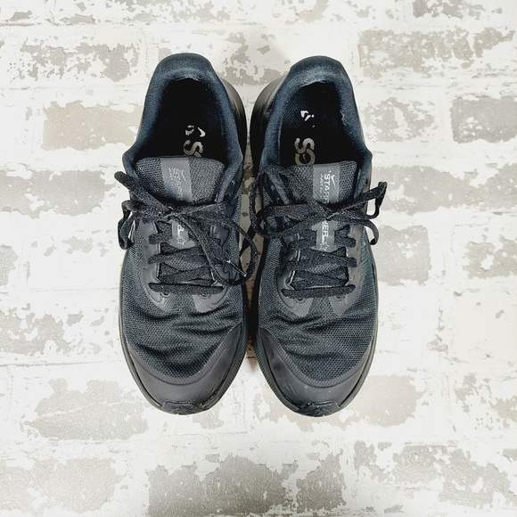 Nike Run Swift Black Running Shoes Black Lace Up Athleisure Sneakers I646 - Picture 6 of 9